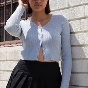 John Galt Light Blue Shannon Cardigan | PacSun